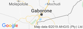 Gaborone map